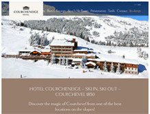 Tablet Screenshot of courcheneige.com